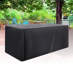 Housse Table Jardin Rectangulaire, 110x80x65cm/LxWxH Housse Protection Table Jardin Housse Salon de Jardin Exterieur, Bache de Protection Exterieur Housses pour Mobilier de Jardin Imperm&eacute;able (SiYue Inc, neuf)