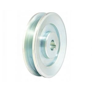 Poulie trapézoïdale HA SPA 1x13mm 130mm Poulie à double roue Poulie de moteur électrique Entraînement par courroie trapézoïdale (Diamètre d'alésage: 19mm, Clavette 6mm) (Split Express, neuf)