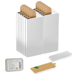 UTOMAG 12 Pièces Aimant Autocollant Puissant 40x10x1mm, Aimant plat Aimantés par Paire, Aimants Adhésifs Neodyme, Rectangular Neodymium Bar Magnets pour Tableau Blanc, Réfrigérateur, Artisanat, Photos (Sousei EU, neuf)