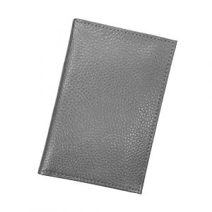 LOLUNA&reg; Etui Carte Grise Cuir, permis Conduire Voiture, identit&eacute; et Assurance - 4 Volets - Plusieurs Couleur Homme et Femme (Gris) (L'Atelier du Cuir, neuf)