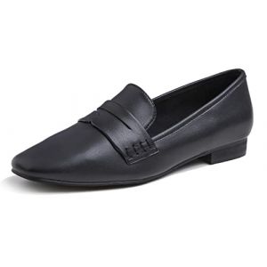 Feversole Women's Fashion Trim Deco Loafer Slippers,Pantoufles Trim Deco pour Femmes &agrave; la Mode Noir 37 EU (Tiptoe London, neuf)