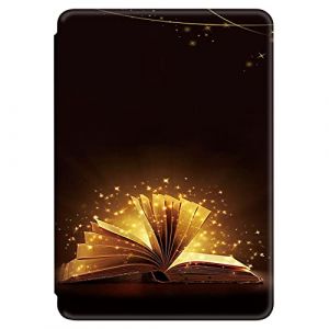 Coque Kindle Paperwhite 2021 6.8" Cuir Flip Etui Silicone TPU Ultra Mince Auto Veille ou Réveil Case Jolie Femelle Créatif Modèle Housse pour Kindle Paperwhite 11e Génération 2021 (5) (SGKITM, neuf)
