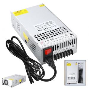 BOSYTRO Am&eacute;lior&eacute;e Alimentation 12V 100A 1200W, Transformateur 220v 12v, Convertisseur AC &agrave; DC Alimentation Laboratoire pour Bande LED, CCTV, avec un C&acirc;ble d'alimentation et Interrupteur de S&eacute;curit&eacute; (BOSYTRO EU, neuf)