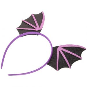 Ipetboom Épingle à Cheveux Du Diable Masque De Crâne Costume D'halloween Femme Chauve-souris Chauves-souris D'halloween Décorations D'halloween Bandeau De Cornes De Diable En Tissu (hikarish, neuf)