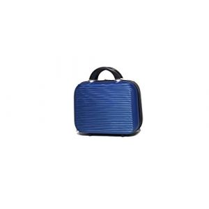 CELIMS - Valise 35 cm Trousse de Toilette Femme Voyage | Trousse de Toilette Homme Voyage | Vanity Rigide Voyage L&eacute;ger avec Organiseur Interne | Trousse de Maquillage | Bleu (CELIMS, neuf)