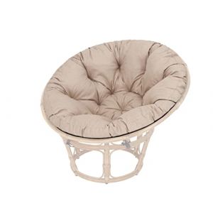 Coussin de Jardin Cocon, Coussin Fauteuil rotin, Fauteuil Jardin, Suspendu – Beige – Fabriqué en UE (PillowPrim, neuf)