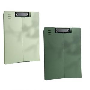 Porte Bloc A4 avec Pince, 2 Pi&egrave;ces Porte Documents A4 Porte-bloc pliable R&eacute;glable Debout pour bureau,Le Bureau,L'&eacute;cole,La Maison (vert clair, vert fonc&eacute;) (weiyuan-shop, neuf)