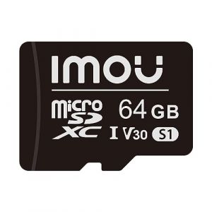 Imou Carte Micro SD 64 Go Carte M&eacute;moire SDXC Rapide Full HD Jusqu'&agrave; 95/25 Mo/s UHS-I SD Adaptateur pour Smartphone, Tablette, Cam&eacute;ra d'action, Drone et Ordinateur Portable, Cam&eacute;ra de Surveillance (Imou Direct, neuf)
