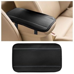 Flaconi Coussin Accoudoir Voiture,Accessoire Voiture,Voiture Accoudoir Pad,Housse Accoudoir Voiture,Tapis de Bo&icirc;te D'accoudoir de Voiture,Universel pour la Plupart des Voitures(Noir&Gris) (shenhua auto, neuf)