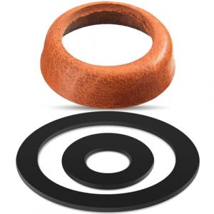 Photect 3 Pi&egrave;ces de Joint de Pompe &agrave; Main Manchettes de Piston Joints en Cuir Kit pour Pompe &agrave; Poign&eacute;e Type 75 Pompe de Jardin et Pompe a Eau Manuelle (Marron) (BonniColole, neuf)