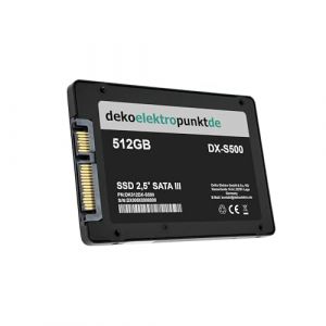 dekoelektropunktde 512 Go Disque Dur SSD Convient pour Acer Aspire E5-571PG-63XX E5-571-56YC E5-521G-68N8, Remplacement Alternatif (dekoelektropunktde, neuf)