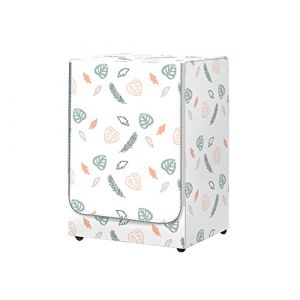 Odot Housse pour Machine à Laver Couverture Lave-Linge Anti-poussière Couverture Tumble Protection Imperméable pour Face Avant de Machine à Laver et Sèche-Linge (Monstère,L-capacité 10,5~12 kg) (Odot, neuf)