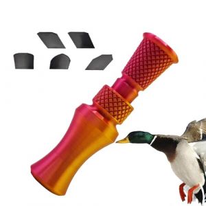 Fenayuu Appeau &agrave; Canard Colvert | Appeaux De Chasse Imprim&eacute;s 3D - Sifflet Portable Dr&ocirc;le avec 5 Puces Sonores Rempla&ccedil;ables pour Adultes Entra&icirc;nement et Jeu en Plein Air (fuyouian, neuf)