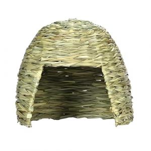 Maison en pour Lapins – Refuge Confortable pour Animaux de Compagnie, cabane en Naturelle pour Lapins | Maison de Lapin écologique, abri d’ Fait à la Main, Maison de Lapin sûre et Con (Dalea, neuf)