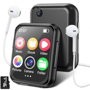64Go Lecteur MP3 Bluetooth 5.4, 2.0" MP3 Player sans Perte HiFi MP4 Baladeur avec Cam&eacute;ra, Photo Album, Enregistreur, Haut Parleur, Radio FM (Noir) (BALLON REPORT - UNIPESSOAL LDA, neuf)