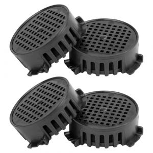 Pack de 4 filtres à charbon actif pour réfrigérateur Liebherr 9096342 9881116, filtre à air frais pour Miele 10806820, filtre à charbon rond Ø 45 mm (Sunnylive, neuf)