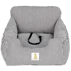 Kosgoo Si&egrave;ge de Voiture pour Petits Chiens,enti&egrave;rement d&eacute;tachable et Lavable avec Poches de Rangement et Laisse de s&eacute;curit&eacute; &agrave; Clipser,Base antid&eacute;rapante,lit Chien Double Usage pour Voiture et Maison (Kosgoo-EU, neuf)