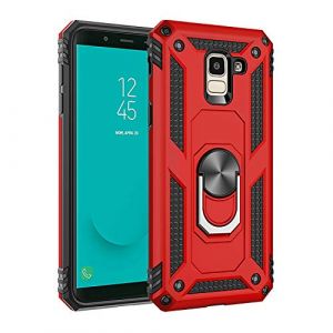 BestST Coque Samsung Galaxy J6 2018 - Etui Housse Protection Antichoc 2 en 1 Hybride PC + TPU Souple avec Verre Tremp&eacute; (BestST, neuf)