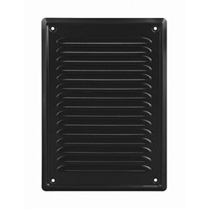 Grille d'aération - Grille Aeration rectangulaire 14x21 cm - Grille Aeration Exterieur - Grille Ventilation - Vétiver métallique - a Grillage pour moustiquaire - Grille Murale en Filet (ADGOsklep, neuf)