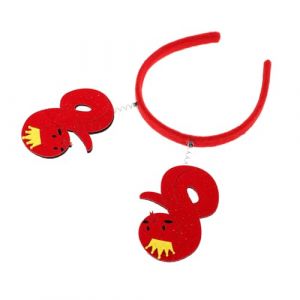 FRCOLOR Bandeau De L'Année Du Serpent Accessoires De Décoration De Serpent De Dessin Animé Bandeaux De Tête Amusants Figurine De Serpent Animal Serpentin Costume De Serpent Pour (Different Quality, neuf)