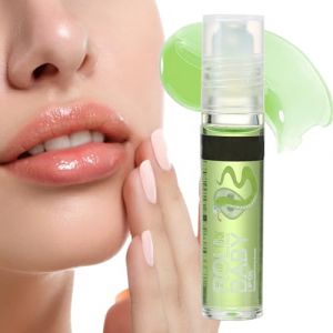 Huile à lèvres transparente | 4 ml d'huile à lèvres parfumée avec roller | Huile rafraîchissante pour les lèvres portable et adaptée aux voyages, universelle pour le travail, les réunions, les Soydan (xihkma, neuf)