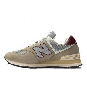 New Balance Baskets Unisexes pour Adulte 574 V2, Pierre aride/Bordeaux monarque, 13.5 Women/12 Men (IdoBuy, neuf)