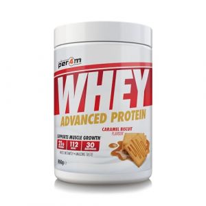 Per4m Whey Prot&eacute;ine Biscuit Caramel 900g &ndash; Prot&eacute;ine whey biscuit caramel pour la r&eacute;cup&eacute;ration musculaire (MyFit24, neuf)