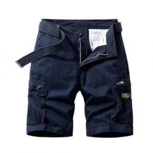 Short Bermuda Homme avec Basketball Cycliste Cuissard Crossfit Short avec Poche Jogging Ete Marque Tennis Running Poche Tactique Cuissard Running Homme B-Bleu Foncé M (TOFOTL✈8-21 Jours Arrivent, neuf)