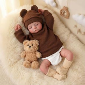 BABESIDE Poup&eacute;e Reborn R&eacute;aliste &ndash; 17 Pouces B&eacute;b&eacute; Reborn Gar&ccedil;on avec Corps en Tissu, Poup&eacute;e Nouveau-n&eacute; Con Tenue et Accessoires pour Filles et Gar&ccedil;ons d&egrave;s 3 Ans (SIDE-baby, neuf)