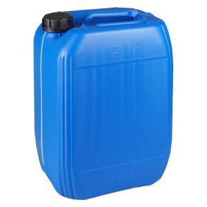 Jerrycanshop Jerrican empilable 20 l UN &ndash; Jerrican de carburant &ndash; Bidon d'eau &ndash; En plastique (PEHD) &ndash; DIN 61 &ndash; Sans BPA &ndash; Bleu (JerrycanshopNL, neuf)