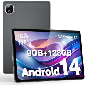 DOOGEE T30E【2025】 Tablette 11 Pouces, Dual 4G LTE, 8000mAh, Tablette Android 14 128GB ROM(TF 1TB), Tablette Tactile,Octa Core, 5G WiFi 13MP+5MP Widevine L1, Face ID/Dual 4G LTE/OTG (Nikolettaly, neuf)