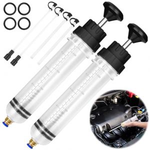 TTYSHIP&reg; 2 Pi&egrave;ces Seringue a Huile, 200cc Seringue Huile Boite de Vitesse avec 4 Tuyaux, Seringue Aspiration Huile pour Liquide de Frein, Liquide de Refroidissement (TTYSHIP, neuf)