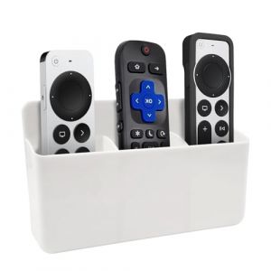 Support Telecommande Mural, Blanc Support de Télécommande, Support pour Télécommande, Boîtes de Rangement Murales, Range Telecommande pour Téléphone, Stylos, pour la Maison, le Bureau, L'école (xinshuoxin, neuf)