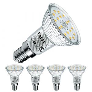 EACLL Ampoule LED E14 Blanc Neutre 4.9W Équivalent Incandescence Halogène 75W, Lot de 4. 710 Lumens 4000K Non Dimmable, Large Faisceau 120° Spot, Éclairag sans Scintillement, R50 Lampe à Réflecteur (EACL, neuf)