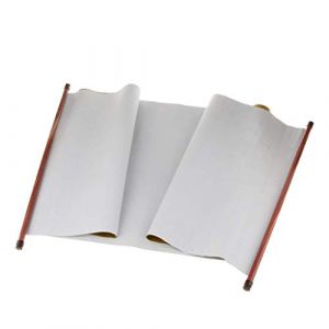 Snner 140 x 45 cm Blank calligraphie Réutilisable Tissu Livre tissu magique papier eau calligraphie chinoise rouleau pour encre, aquarelle, peinture, écriture et toile (Mluckyhuge, neuf)