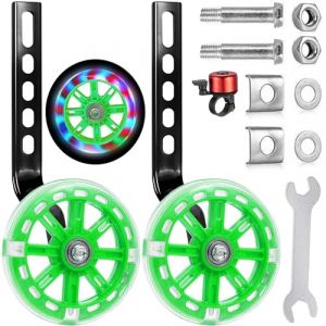 Roue Auxiliaire,Roulette Velo Enfant,Stabilisateur Velo Enfant,Roues Stabilisatrices V&eacute;lo,Roues Arri&egrave;res pour V&eacute;lo Enfant,Roues d'entra&icirc;nement R&eacute;glables pour V&eacute;los 12 14 16 18 20 Pouces (a ray of sunshine, neuf)