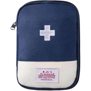 JEYORZY 1 pcs mini trousse de secours, trousse medicaments voyage, Sac M&eacute;dical, Sac de Stockage de Portable, trousses de secour vide, Secours Portable, pour Le Stockage de m&eacute;dicaments, Bleu (Wacicy EU, neuf)