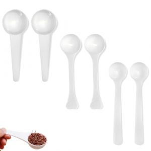 JEYORZY Lot De 6 Cuillere Doseuse Gramme,Cuill&egrave;Re Doseuse Ensemble D'outils de Mesure,pour Le Caf&eacute; Lessive en Poudre Doseur de Prot&eacute;ines pour Chef,Maison,La P&acirc;tisserie,Cuisine,Caf&eacute;(1g,3g,5g) (Wacicy EU, neuf)