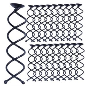 VICASKY 20 pi&egrave;ces Lot de &Eacute;pingles Spirales pour Cheveux avec Plateau Accessoires pour Chignon Femme Maintien et Ajustable Outil Coiffure DIY &Eacute;l&eacute;gant (Covenant of Nauru, neuf)