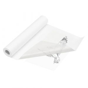 Holtrae Rouleau de Papier Calque,40cm x 50m,Papier Transparent Haute D&eacute;finition,Rouleau Papier Dessin pour Croquis, Emballage et Usage Professionnel (Construction, Couture, Cr&eacute;ation Artistique) (NOIRE MARKET DELIVERY, neuf)