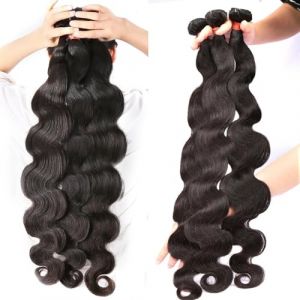 Extensions de cheveux 1 lot de cheveux brésiliens ondulés à l'eau, extensions de cheveux humains for femmes Faisceaux de cheveux humains(12inches) (qiyueshanghang, neuf)