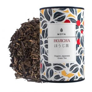Moya th&eacute; vert organique Hojicha | 60 g | Th&eacute; du Japon | Convient aux v&eacute;g&eacute;taliens et aux v&eacute;g&eacute;tariens | Parfait pour un cadeau (MOYA MATCHA, neuf)