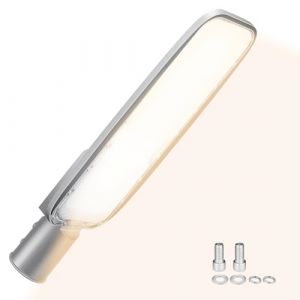 Willpower LED R&eacute;verb&egrave;res Lampadaire Exterieur, 200W 13892LM Spot LED Blanc Chaud 3000K Projecteur LEDs IP66 Lampe de S&eacute;curit&eacute; pour Jardin Patio Rue Route Garage Cour Parking Public &Eacute;clairage (gzyizai, neuf)