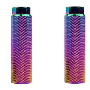 KINSPORY BMX Pegs, Bike Pegs, Pegs VTT, BMX Accessoire Velo (arc en ciel) (kinspory, neuf)
