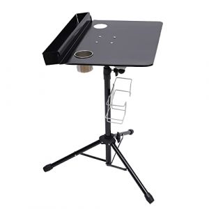 Tagtuell Station de travail de tatouage portable avec pied réglable - Table de tatouage amovible pour tatouage, massage, pédicure, manucure, salon (GUIQSR, neuf)