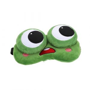 DONFAMDS Masque de Sommeil Gel pour Yeux Masque Cartoon Forme de Patch Mignon pour Sommeil Paisible et Occultant et Confortable (GENIESFOR, neuf)