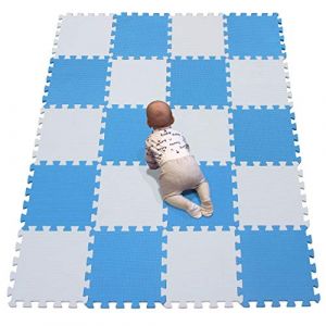 YIMINYUER® 20 Morceaux (30cmx30cmx1cm Chaque Morceau), Tapis De Puzzles Mousse Enfant, Jeu Bebe Dalle Mousse, Tapis De Sol R01R07G301020 (YIMINYUER TOYS, neuf)