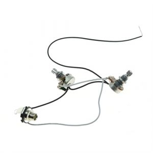 Faisceau De Câblage De Guitare Faisceau De Câbles Pour Potentiomètre 250K/500K 1V1T (1B1A) Accessoires Pour Ligne De Guitare(500K) (ebester, neuf)