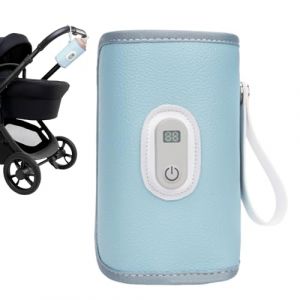 Hitburu Chauffe-Biberon Pour B&eacute;b&eacute; | Manchon De Chauffage &Agrave; Temp&eacute;rature Constante | Chauffe-Biberon B&eacute;b&eacute; &Agrave; Temp&eacute;rature Constante Avec Affichage Num&eacute;rique - pour Gar&ccedil;on Fille M&egrave;re P&egrave;re Maison Chambre (Hitburu, neuf)