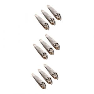 Healeved 9pièces Ciseaux à Acier Au Doré De Outils Multifonctions De Manucure Pour Cuticules Et Accessoires Pratiques Pour Onglerie Soignée (Sonieg, neuf)